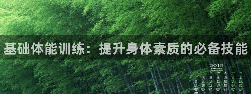 JJB竞技宝官网下载招商电话地址是多少：基础体能训练